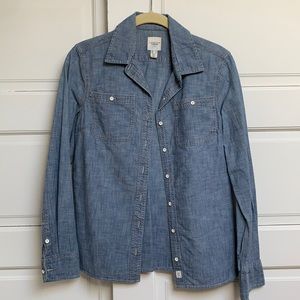Denim button up shirt